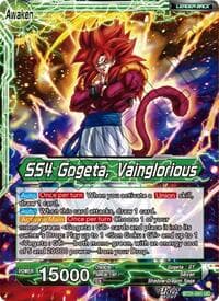 SS4 Son Goku & SS4 Vegeta // SS4 Gogeta, Vainglorious - Impact Beyond Dimensions - Dragon Ball Super: Masters card