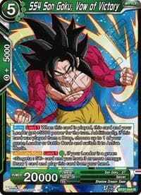 SS4 Son Goku, Vow of Victory - Impact Beyond Dimensions - Dragon Ball Super: Masters card