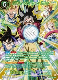 SS4 Son Goku, Vow of Victory (SPR) - Impact Beyond Dimensions - Dragon Ball Super: Masters card