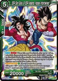 SS4 San Goku & SS4 Vegeta, Hopes Intertwined - Impact Beyond Dimensions - Dragon Ball Super: Masters card