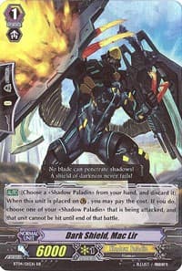 Dark Shield, Mac Lir - BT04: Eclipse of Illusionary Shadows - Cardfight Vanguard card
