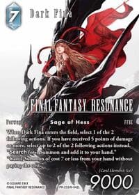 Dark Fina - FF: Promo Cards - Final Fantasy TCG card