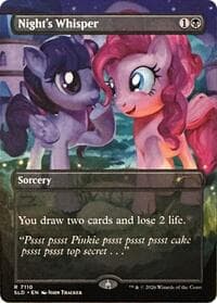 Night's Whisper (7110) - Secret Lair Drop Series - Magic: The Gathering card
