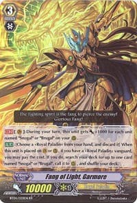 Fang of Light, Garmore - BT04: Eclipse of Illusionary Shadows - Cardfight Vanguard card