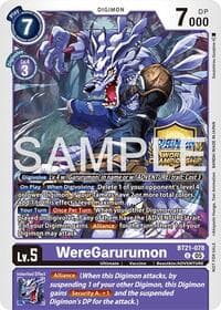 WereGarurumon (World Championship 26–27 Regionals Season 2) - World Convergence - Digimon Card Game card
