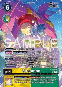 Sirenmon (Regionals 26-27 Season 2 Participant) - Dual Revolution - Digimon Card Game card