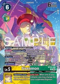 Sirenmon (Regionals 26-27 Season 2 Finalist) - Dual Revolution - Digimon Card Game card