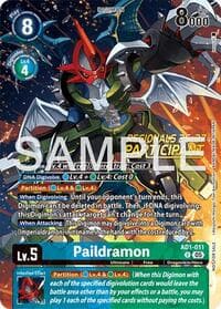 Paildramon - AD1-011 (Regionals 26-27 Season 2 Participant) - Advanced Booster Digimon Generation - Digimon Card Game card