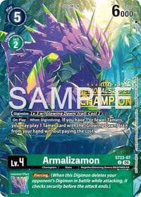 Armalizamon (Regionals 26-27 Season 2 Champion) - Starter Deck 23: Beatbreak - Digimon Card Game card
