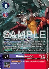 Kimeramon - BT19-070 (Event Pack 10) - Release Special Booster 2.0 - Digimon Card Game card