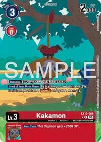 Kakamon (Box Topper) - Digital World Shambala - Digimon Card Game card