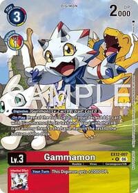 Gammamon (Box Topper) - Digital World Shambala - Digimon Card Game card