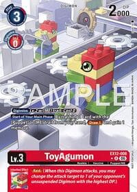 ToyAgumon (Box Topper) - Digital World Shambala - Digimon Card Game card