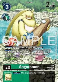 Angoramon (Box Topper) - Digital World Shambala - Digimon Card Game card