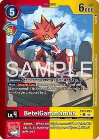 BetelGammamon (Limited Foil) - Digital World Shambala - Digimon Card Game card