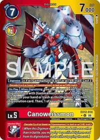 Canoweissmon (Limited Foil) - Digital World Shambala - Digimon Card Game card