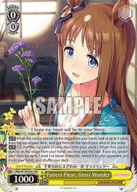 Fairest Fleur, Grass Wonder - Umamusume: Pretty Derby - Weiss Schwarz card