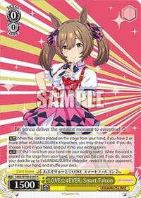 LOVE 4EVER, Smart Falcon - Umamusume: Pretty Derby - Weiss Schwarz card