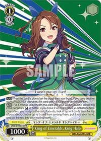 King of Emeralds, King Halo - Umamusume: Pretty Derby - Weiss Schwarz card
