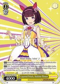 Layered Petals, Nishino Flower - Umamusume: Pretty Derby - Weiss Schwarz card