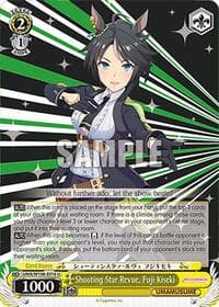 Shooting Star Revue, Fuji Kiseki - Umamusume: Pretty Derby - Weiss Schwarz card