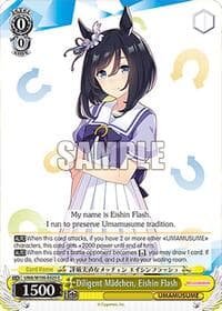 Diligent Mdchen, Eishin Flash - Umamusume: Pretty Derby - Weiss Schwarz card