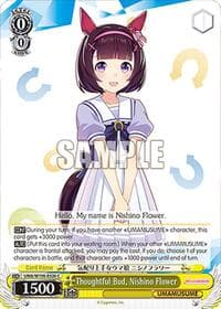 Thoughtful Bud, Nishino Flower - Umamusume: Pretty Derby - Weiss Schwarz card