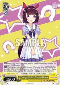Thoughtful Bud, Nishino Flower (SR) - Umamusume: Pretty Derby - Weiss Schwarz card