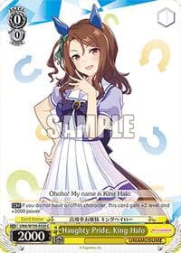 Haughty Pride, King Halo - Umamusume: Pretty Derby - Weiss Schwarz card