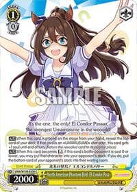 North American Phantom Bird, El Condor Pasa - Umamusume: Pretty Derby - Weiss Schwarz card