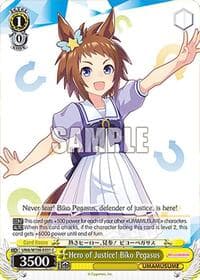 Hero of Justice! Biko Pegasus - Umamusume: Pretty Derby - Weiss Schwarz card
