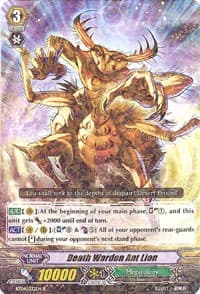 Death Warden Ant Lion - BT04: Eclipse of Illusionary Shadows - Cardfight Vanguard card