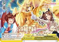 Captain, Chaos, Commence (RRR) - Umamusume: Pretty Derby - Weiss Schwarz card