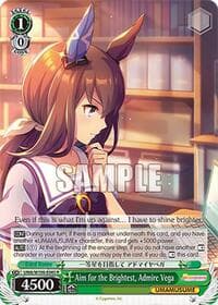 Aim for the Brightest, Admire Vega - Umamusume: Pretty Derby - Weiss Schwarz card
