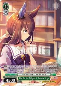 Aim for the Brightest, Admire Vega (OFR) - Umamusume: Pretty Derby - Weiss Schwarz card
