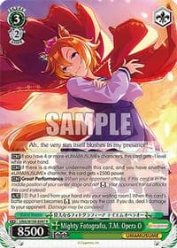 Mighty Fotografia, T.M. Opera O - Umamusume: Pretty Derby - Weiss Schwarz card