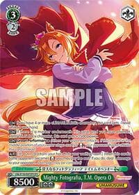 Mighty Fotografia, T.M. Opera O (OFR) - Umamusume: Pretty Derby - Weiss Schwarz card