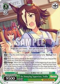 An Annoying Supervisor, Vodka - Umamusume: Pretty Derby - Weiss Schwarz card