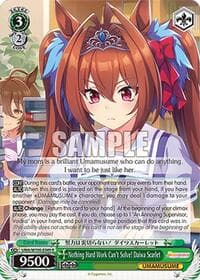 Nothing Hard Work Can't Solve! Daiwa Scarlet - Umamusume: Pretty Derby - Weiss Schwarz card