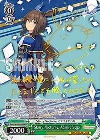 Starry Nocturne, Admire Vega (SP) - Umamusume: Pretty Derby - Weiss Schwarz card