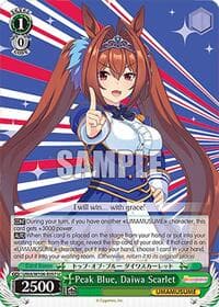 Peak Blue, Daiwa Scarlet - Umamusume: Pretty Derby - Weiss Schwarz card