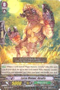 Larva Mutant, Giraffa - BT04: Eclipse of Illusionary Shadows - Cardfight Vanguard card