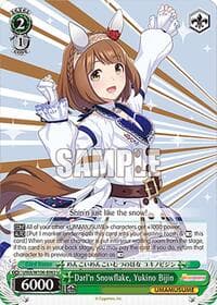 Darl'n Snowflake, Yukino Bijin - Umamusume: Pretty Derby - Weiss Schwarz card