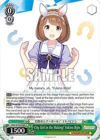 City Girl in the Making! Yukino Bijin - Umamusume: Pretty Derby - Weiss Schwarz card