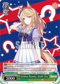 Golden Beauty, Gold City (SR) - Umamusume: Pretty Derby - Weiss Schwarz card
