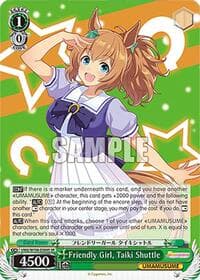 Friendly Girl, Taiki Shuttle (SR) - Umamusume: Pretty Derby - Weiss Schwarz card