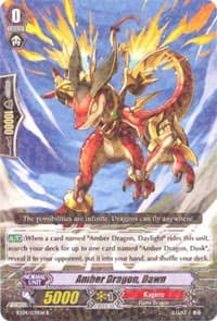 Amber Dragon, Dawn - BT04: Eclipse of Illusionary Shadows - Cardfight Vanguard card