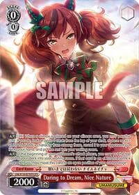 Daring to Dream, Nice Nature (OFR) - Umamusume: Pretty Derby - Weiss Schwarz card