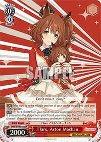 Flare, Aston Machan - Umamusume: Pretty Derby - Weiss Schwarz card