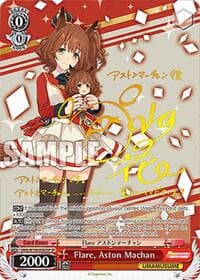 Flare, Aston Machan (SP) - Umamusume: Pretty Derby - Weiss Schwarz card